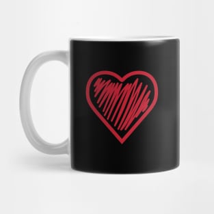 Valentines day, V-Day heart Mug